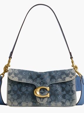 Coach Soft Crystal Signature
Denim Tabby 26